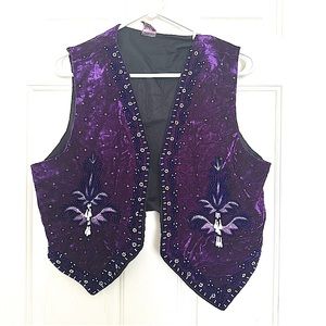 Embellished Vintage Vest